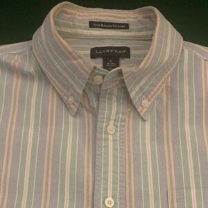 LANDS’ END LS Sail Rigger Oxford Shirt